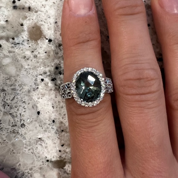 TACORI DIAMONIQUE RING - Green Quartz - Picture 1 of 6